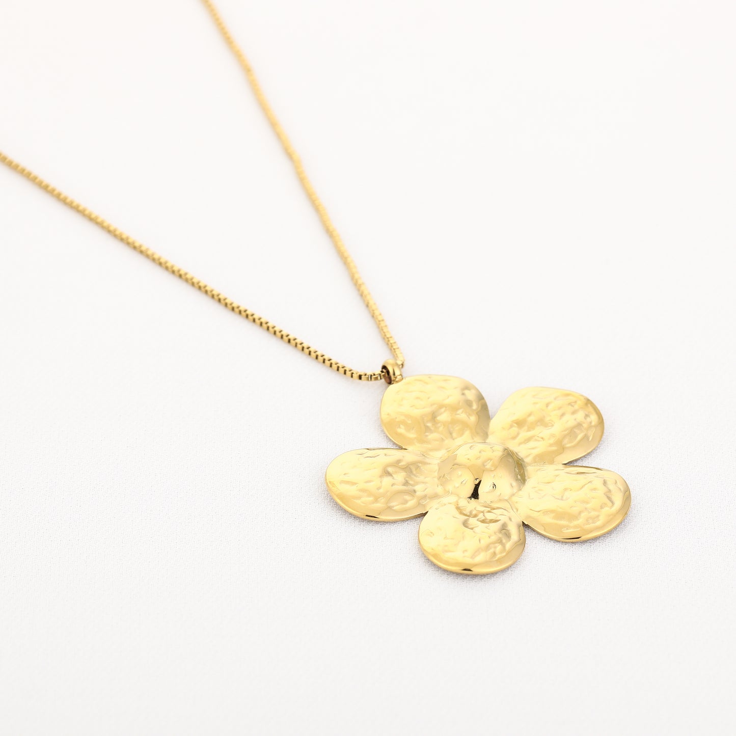 Floral Long Pendant Necklace