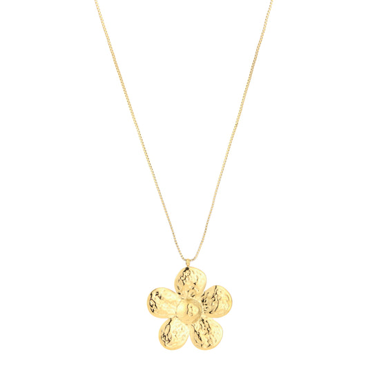 Floral Long Pendant Necklace