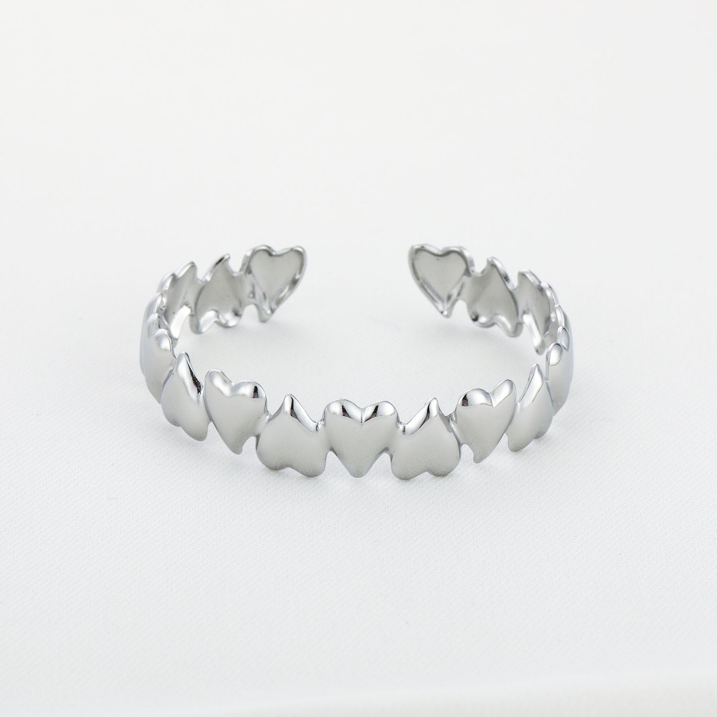 Heart Bangle Bracelet