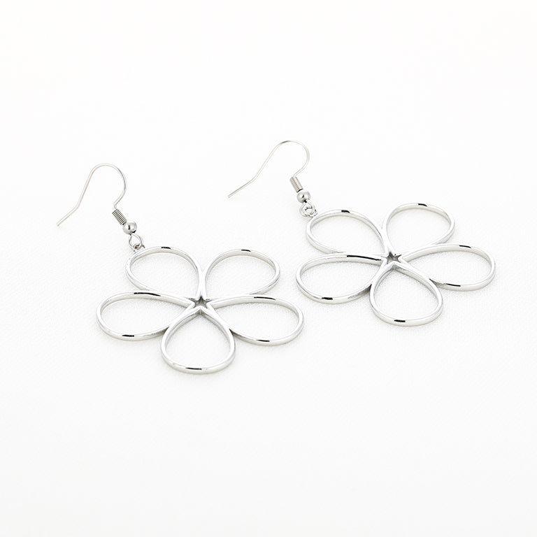 Flower Loop Earrings