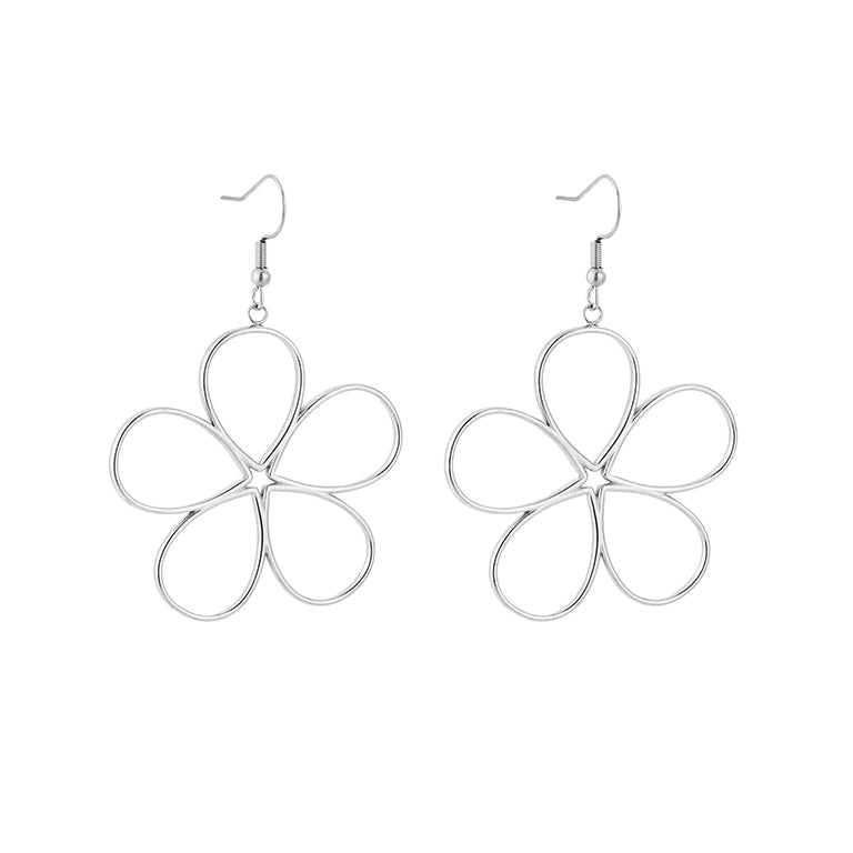 Flower Loop Earrings