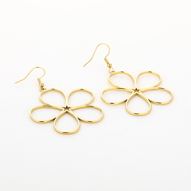 Flower Loop Earrings