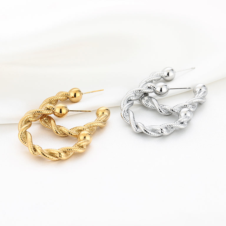Twisted Rope Hoops