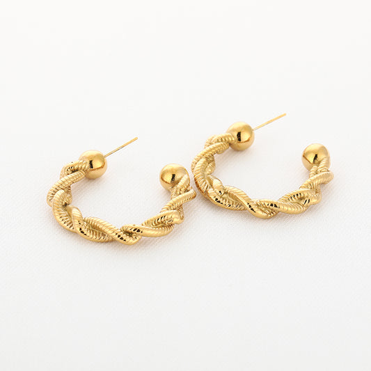 Twisted Rope Hoops
