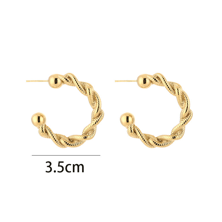 Twisted Rope Hoops