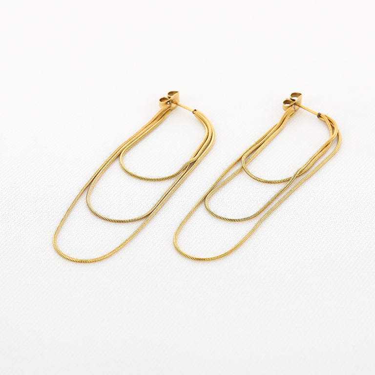 Multi Layer Drop Earrings