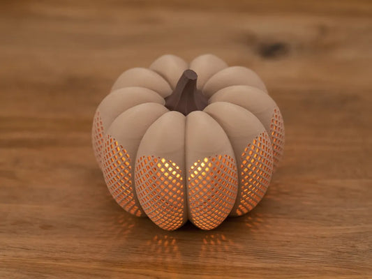 Pompoen Waxinelichthouder – 3D Geprint
