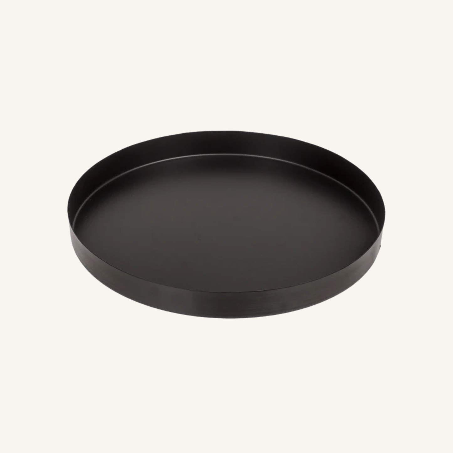 Ronde metalen kaarsenhouder