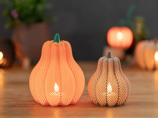 Butternut Pompoen Waxinelichthouder – Groot & Klein