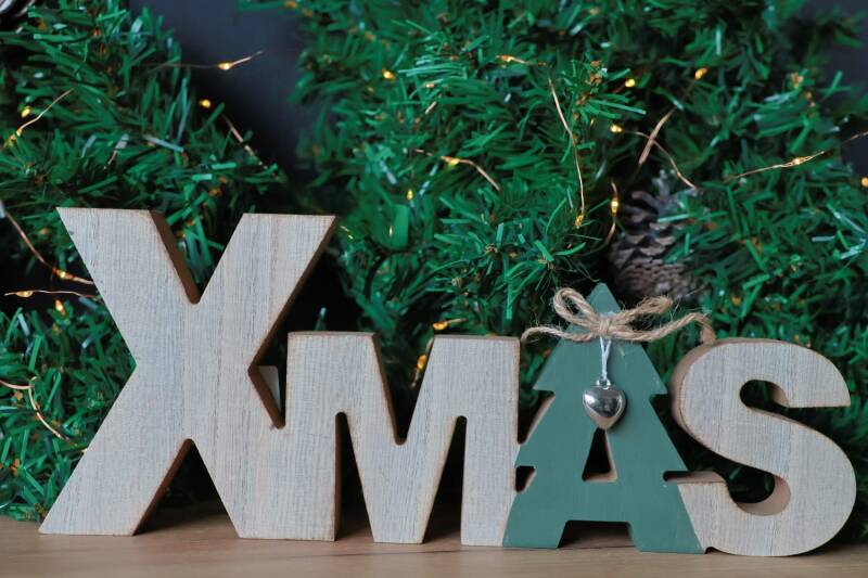 Houten XMAS Letters – Cozinezz Trading (Natuurlijke Kerstdecoratie)
