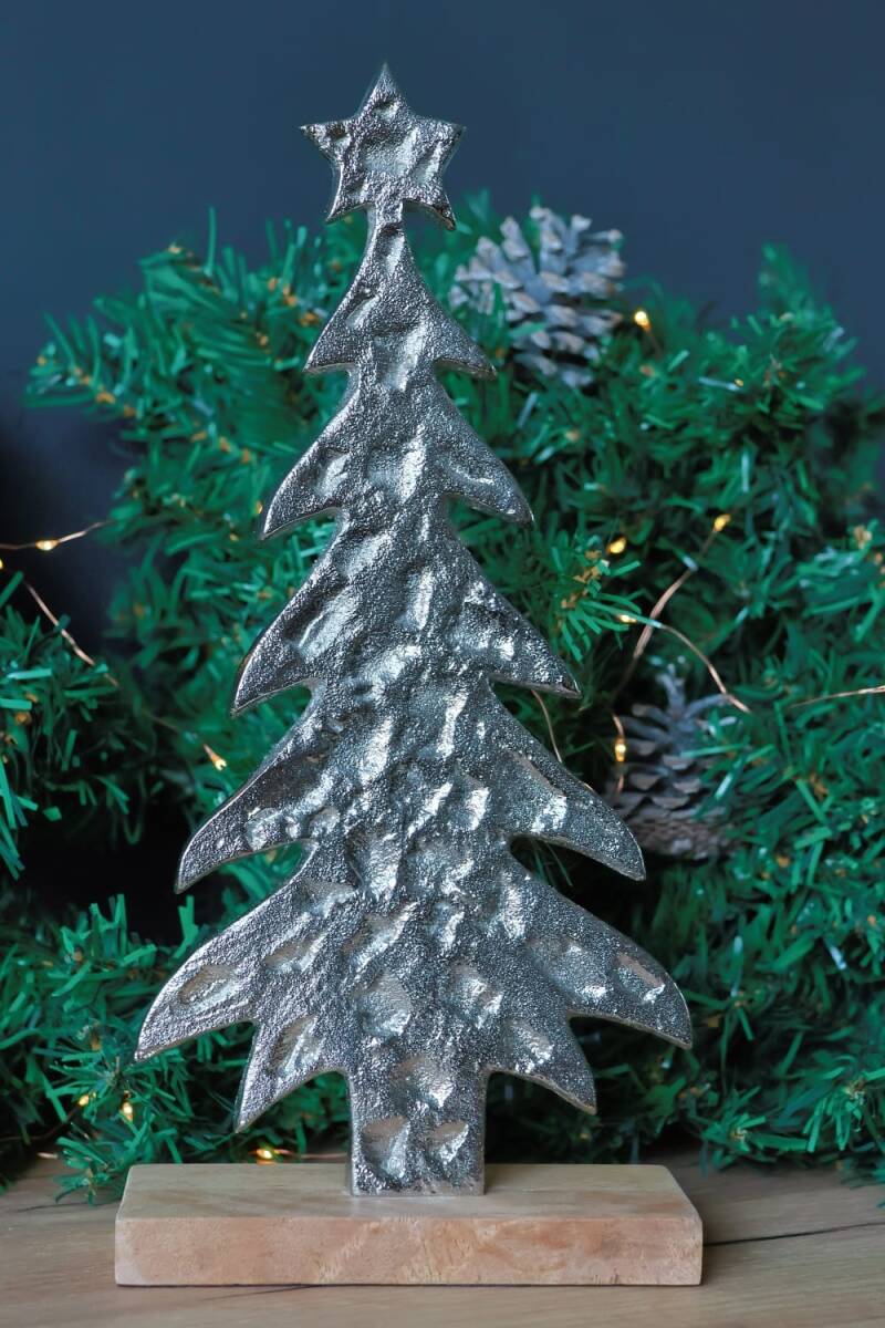 EGLO Living Baliguiaans Ornament Nikkel – Hout & Zilver (Handgemaakt & Elegant)