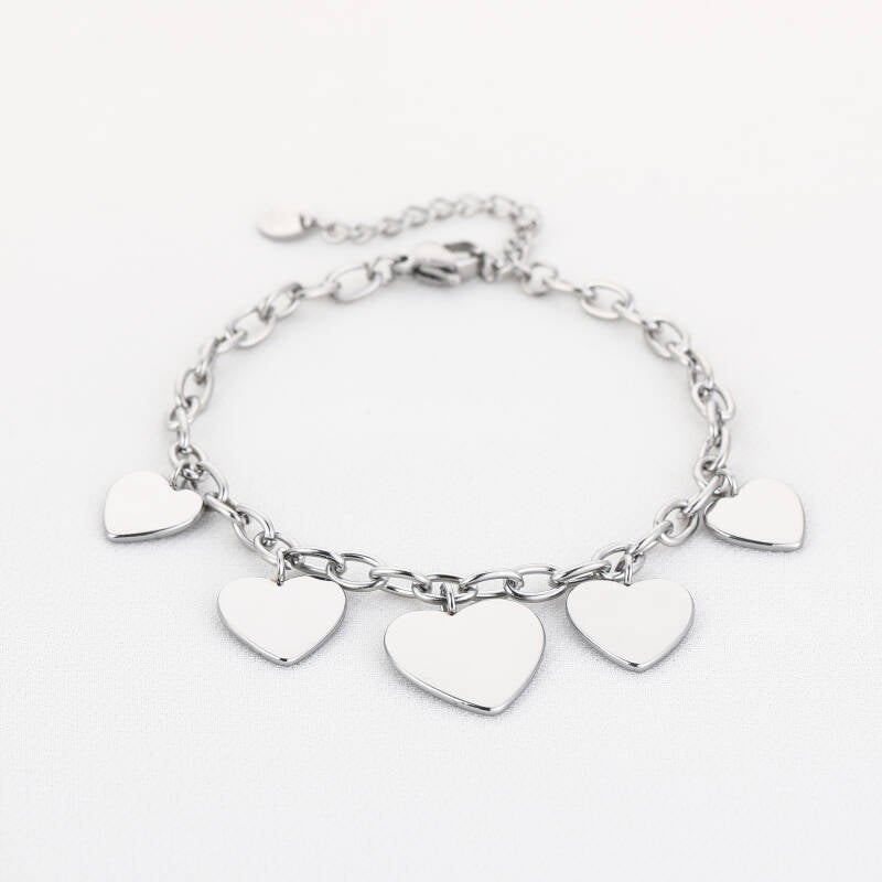 Heart Chain Bracelet