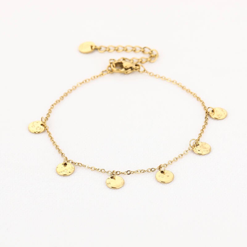 Gouden Muntarmband – Stainless Steel – Sunset Fashion