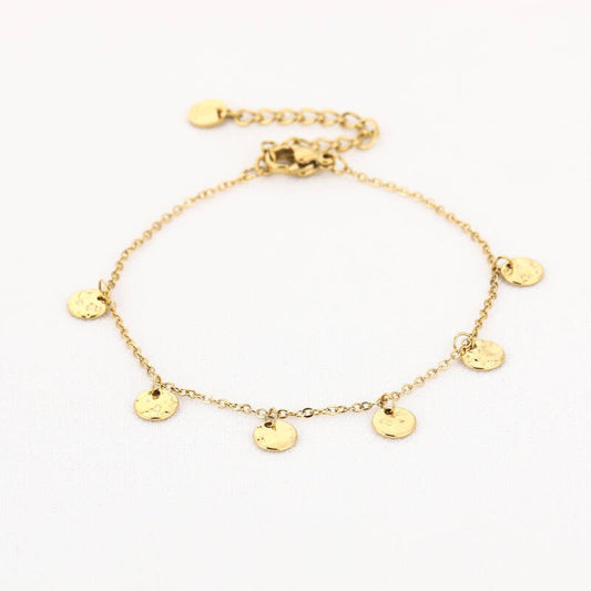 Gouden Muntarmband – Stainless Steel – Sunset Fashion