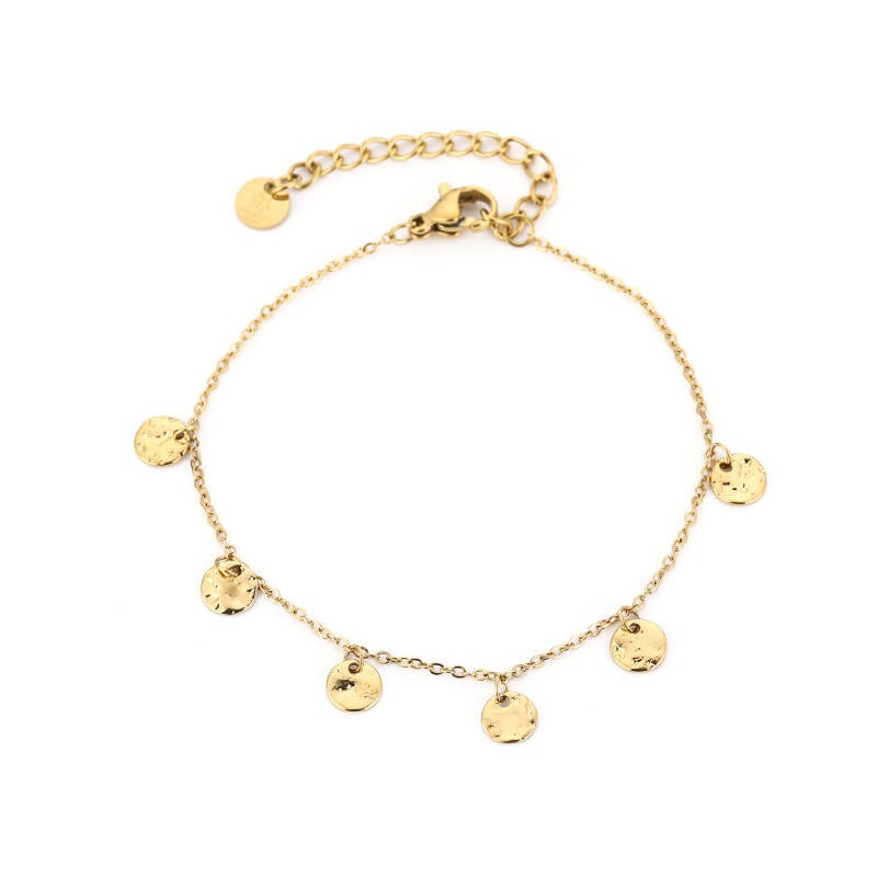 Gouden Muntarmband – Stainless Steel – Sunset Fashion