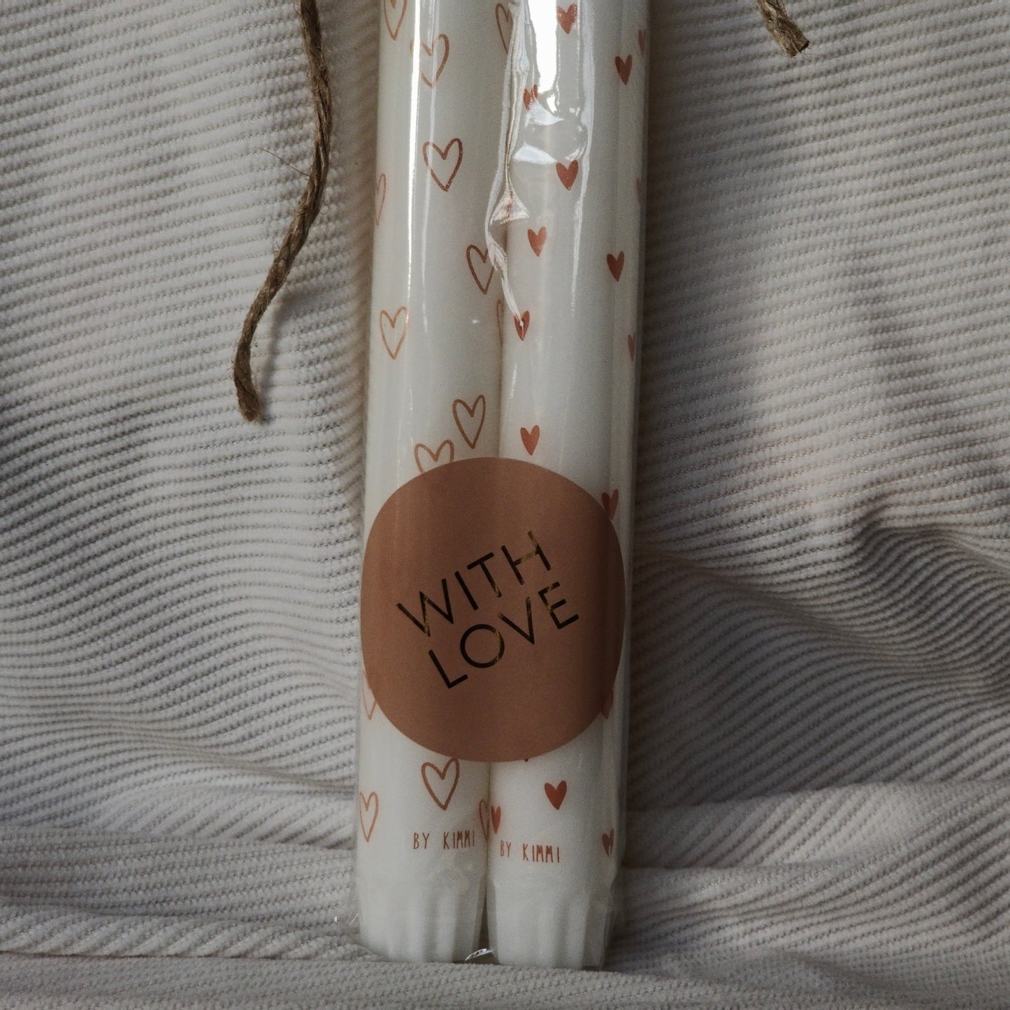 Giftset Rustik Lys Dinerkaarsen – 2 stuks