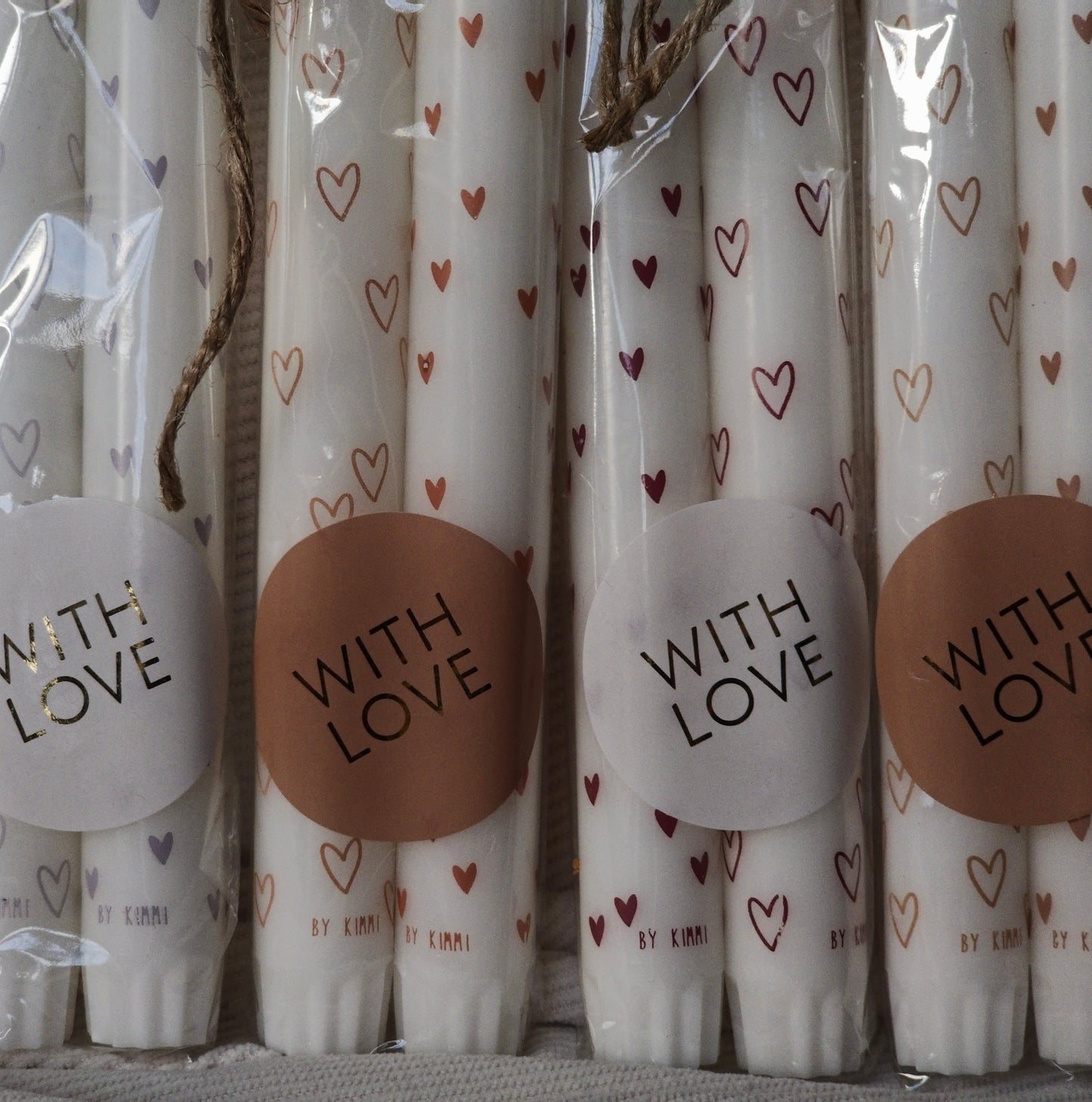 Giftset Rustik Lys Dinerkaarsen – 2 stuks