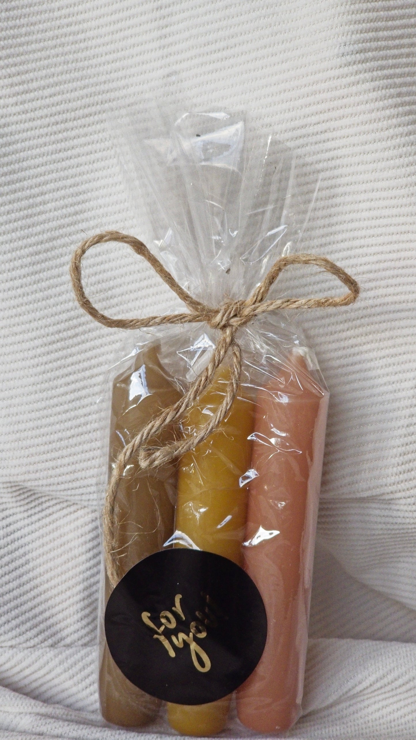 Giftset Rustik Lys Dinerkaarsen – 3 stuks