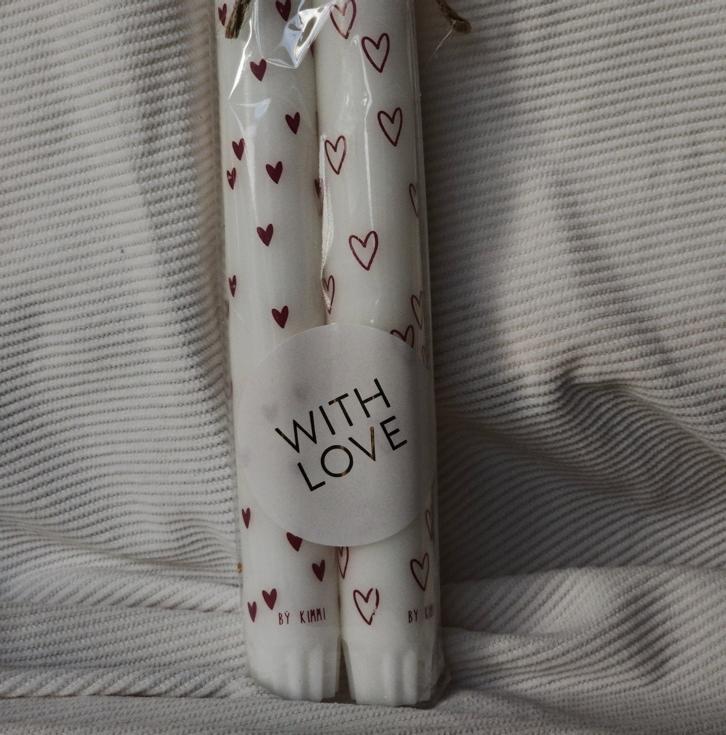 Giftset Rustik Lys Dinerkaarsen – 2 stuks