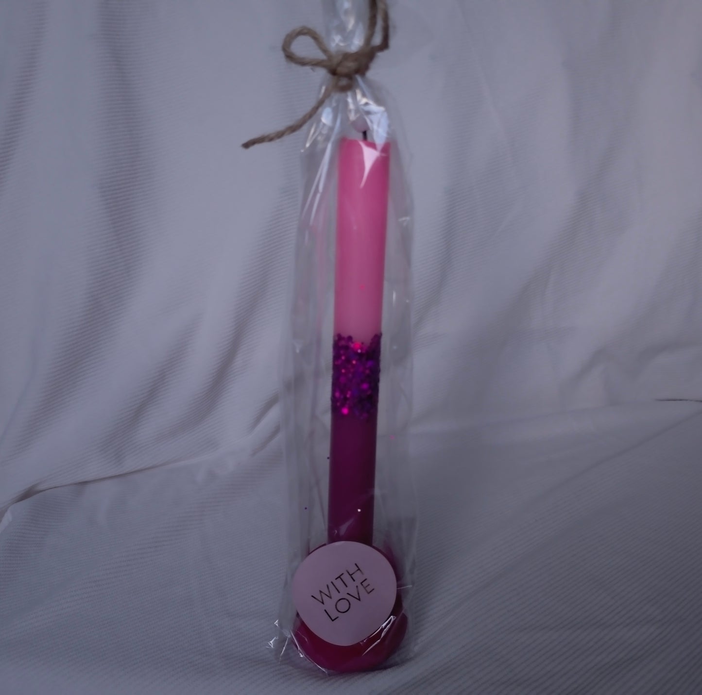Giftset LED Kaars met 3D Kandelaar